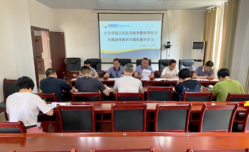 吳瑤：龍巖分公司機(jī)關(guān)二黨支部開展紀(jì)念中國(guó)人民抗日戰(zhàn)爭(zhēng)暨世界反法西斯戰(zhàn)爭(zhēng)勝利75周年集中學(xué)習(xí)會(huì).jpg